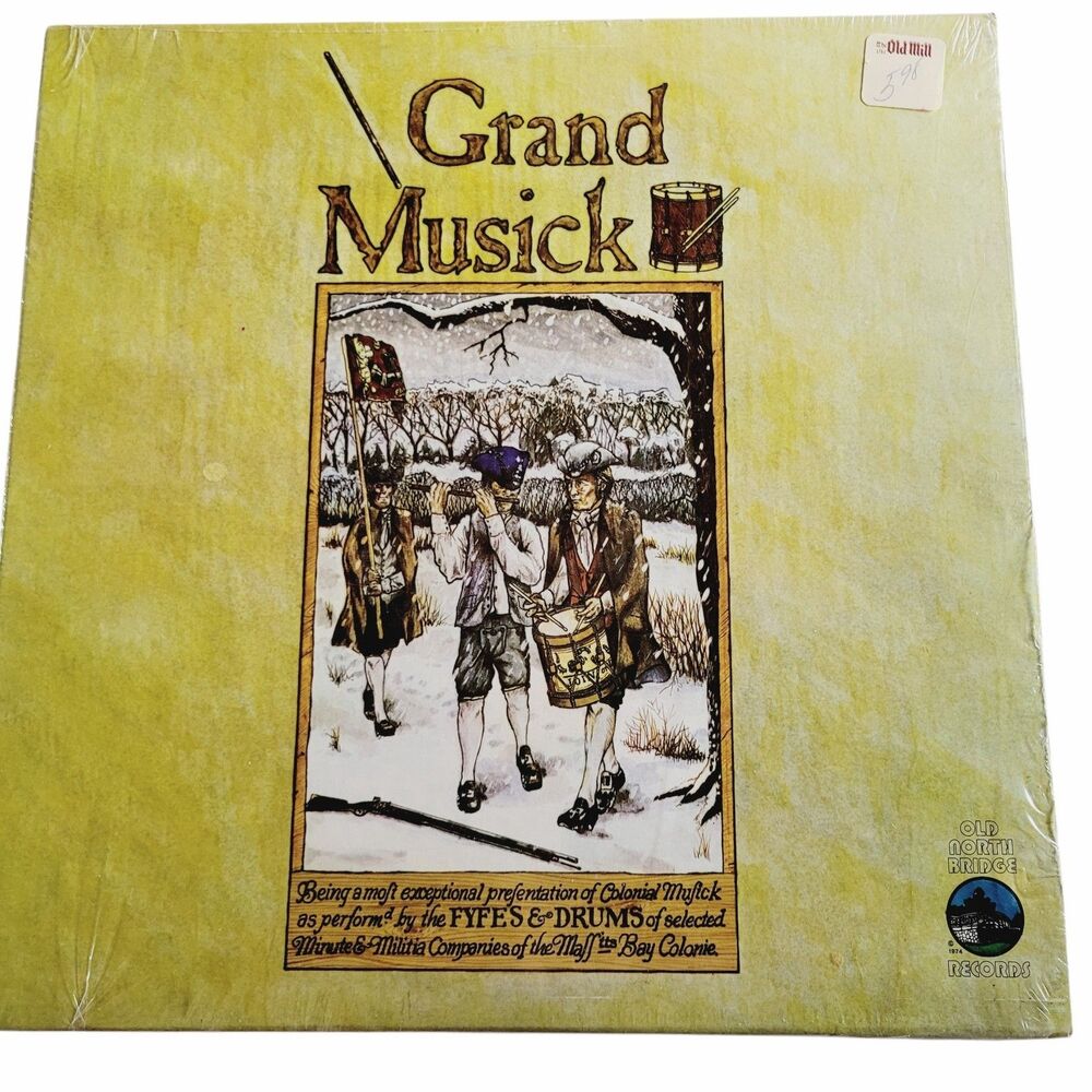 Grand Musick Music by Fyfes Drums Minute Militia 12" LP Reora Old Nash Bridge